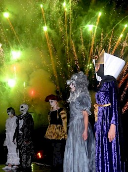 halloween dance show hire uk