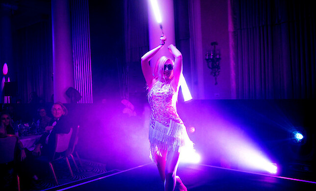 hire LED dancer london