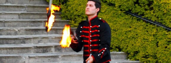 fire juggler hire uk