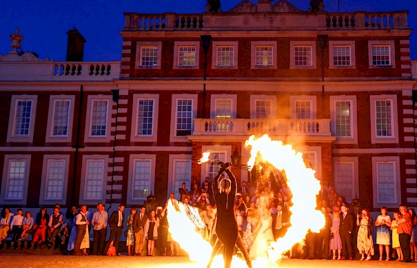 wedding fire show UK