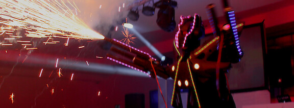 pyro robot show hire uk